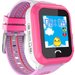 Ceas GPS Copii, iUni Kid27, Touchscreen 1.22 inch, BT, Telefon incorporat, Buton SOS, Roz